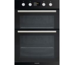 HOTPOINT DD2 844 C BL Electric Double Oven - Black